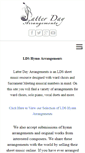 Mobile Screenshot of latterdayarrangements.com